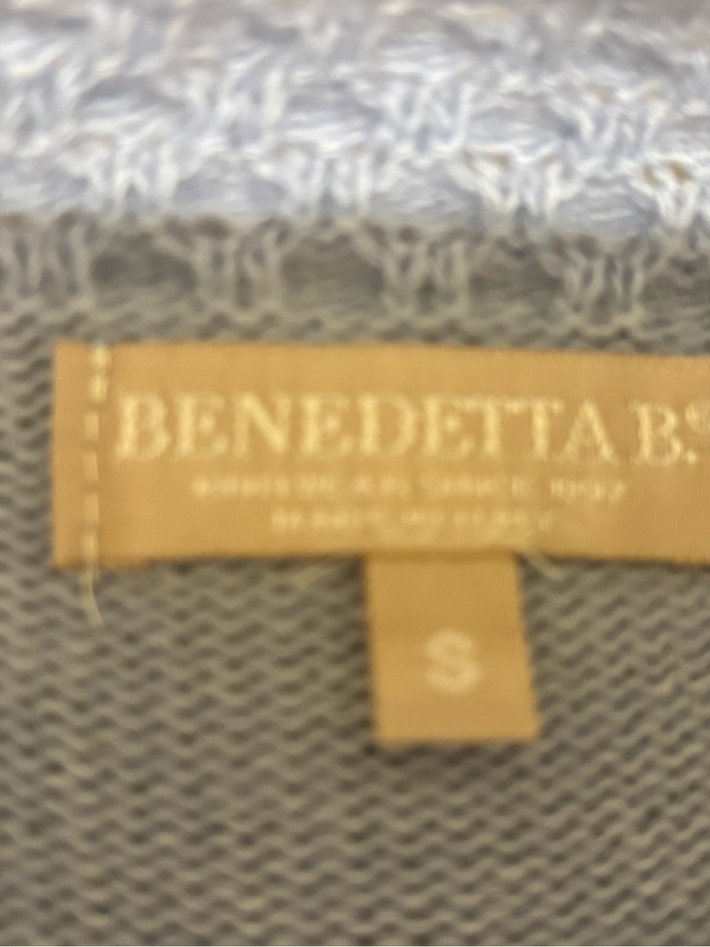Benedetta B. Light Blue Women’s Wool and Cashmere Sweater - Picture 3 of 5